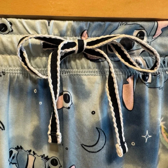Disney Lilo & Stitch Pajama Lounge Pants Elastic Waist Drawstring Sz XS (0-2) - Picture 5 of 10
